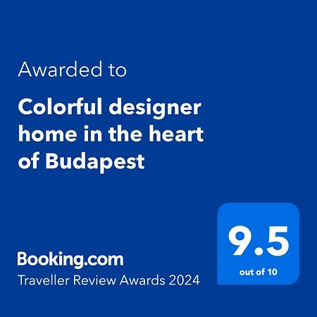 Colorful Designer Home In The Heart Of Budapesta Exterior foto