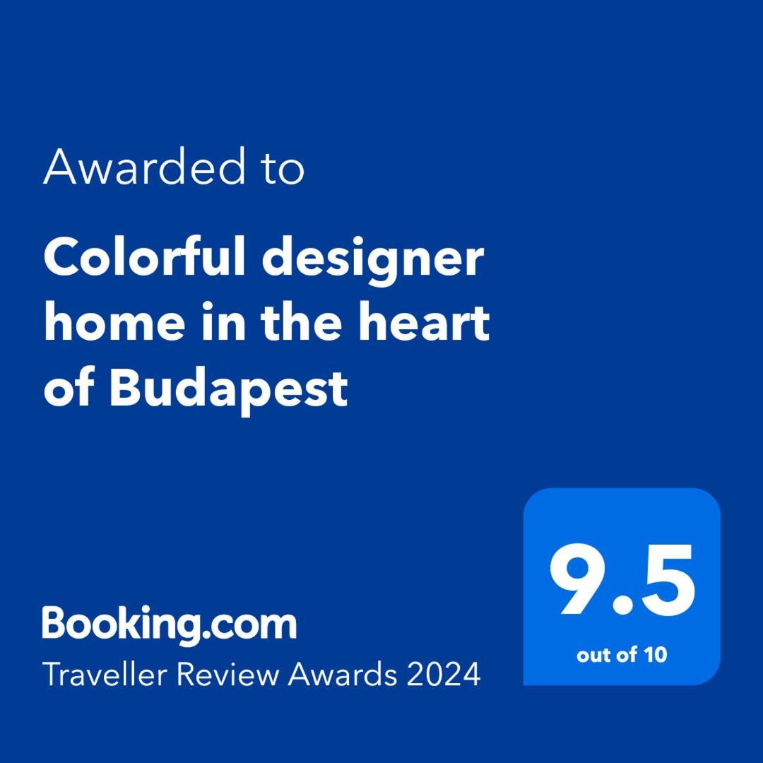 Colorful Designer Home In The Heart Of Budapesta Exterior foto